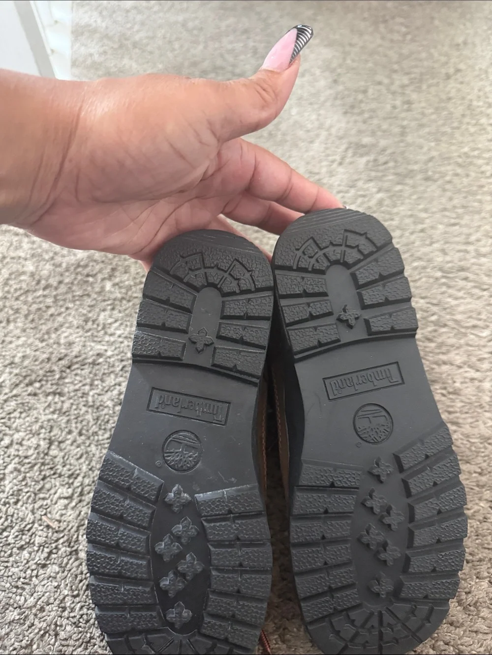 Timberland Kids Brown and Green Trail Boots